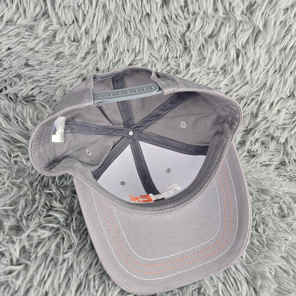FedEx Express Baseball Cap Hat OSFM Grey Embroidered‎ Snapback BDA Cotton - Picture 7 of 8
